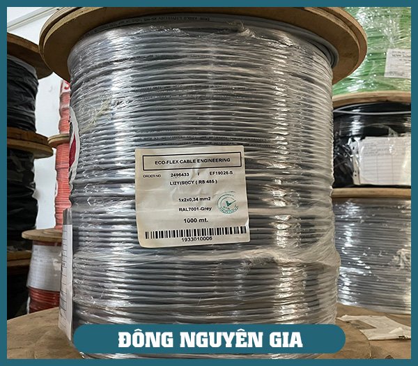 Cáp truyền thông 300V RS485 Li2Y(ST)CY